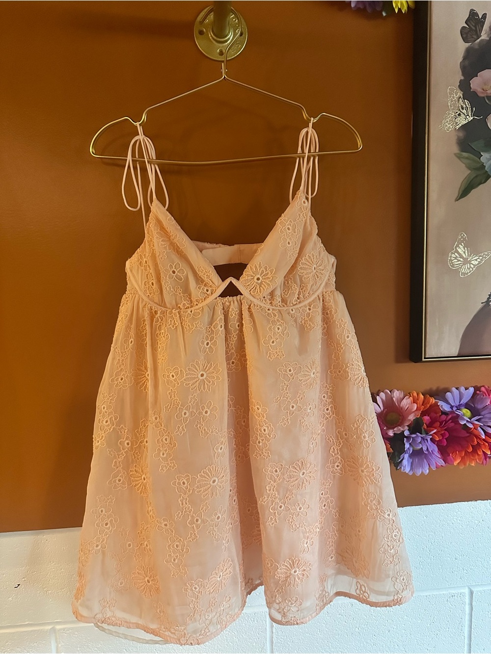 NWT For love & lemons 🍋 Babydoll - Peach